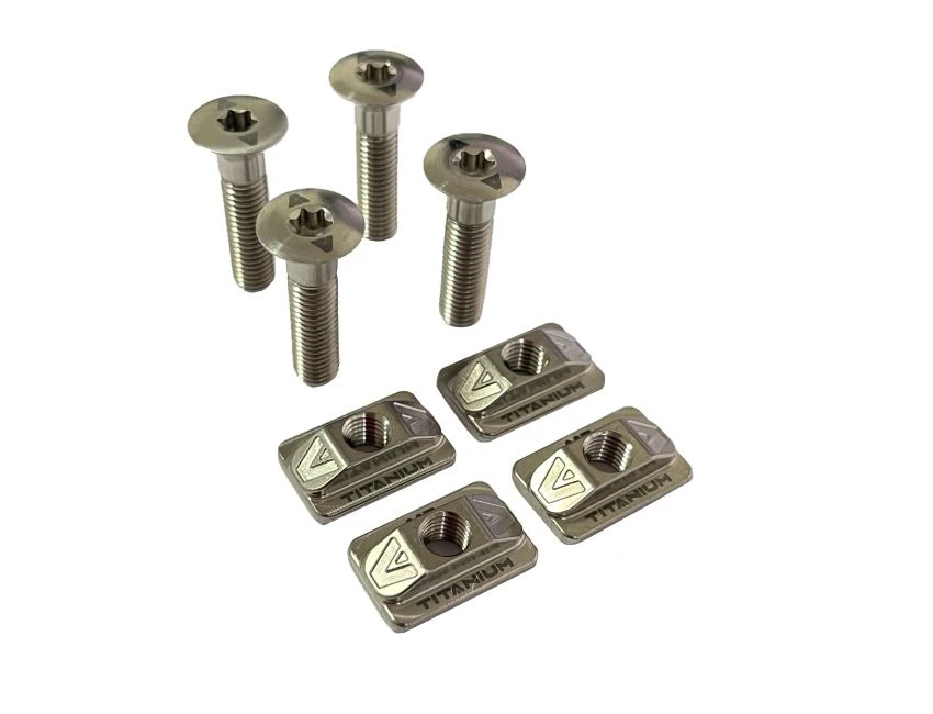 Vis 25mm M7 Titanium CSK Screw T-NUT Set – Image 2