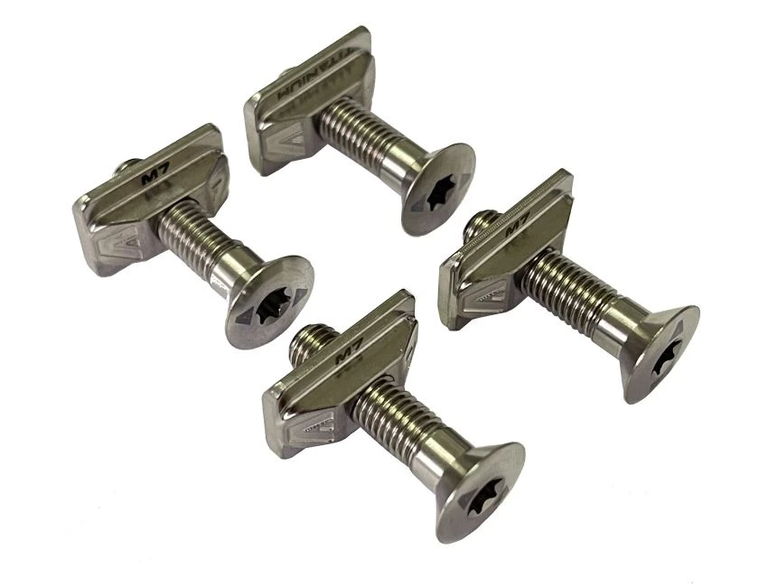Vis 30mm M7 Titanium CSK Screw T-NUT Set – Image 3