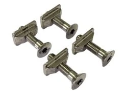 Vis 30mm M7 Titanium CSK Screw T-NUT Set