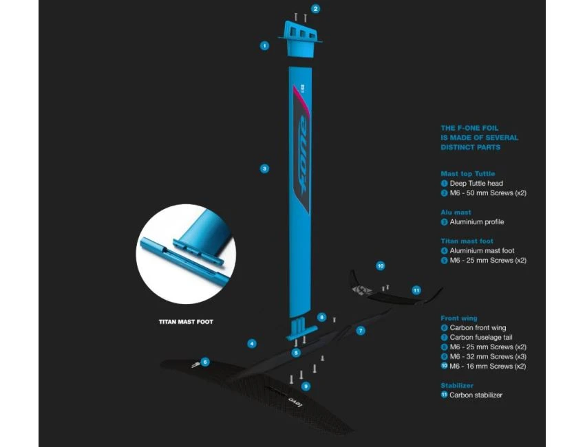 F-One Wind Foil - LEVO - 900 Carbon – Image 2